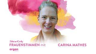 Glücklich sein für Anfänger:innen mit Carina Mathes | Podcast »Frauenstimmen« mit Ildikó von Kürthy