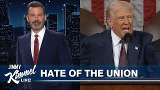 Jimmy Kimmel Reacts to Donald Trump’s Address to Congress