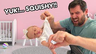 SILICONE BABY MIMI - CAN DAD CHANGE HER?