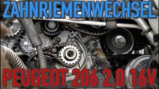 PEUGEOT 206 Zahnriemen mit Wasserpumpe wechseln | auch Citroen Fiat Lancia | KrisGarage