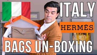 The HandBag Husband EP.81: Hermès Italy Unboxing! Bags, Clutches,Jewelry, Scarves & Soo..Much More!