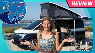 Wir campen im VW T7 New California: Schlaf-Test, neue Küche, alle Funktionen & Vergleich T6.1