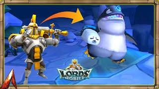 Best Team for Hunting Lv5 Arctic Flipper! Lords Mobile