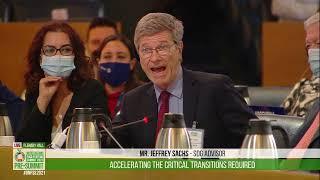 Jeffrey Sachs' speech at the UN Food Systems Pre-Summit (full speech)