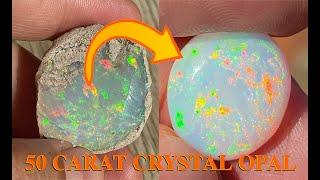 50 CARAT cut and polish into the PERFECT OPAL 