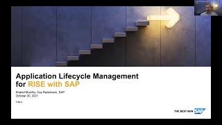 SAP ALM Summit EMEA 2021 - ALM for RISE with SAP