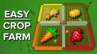 Minecraft Easy Multi Crop Farm - 850 Per Hour