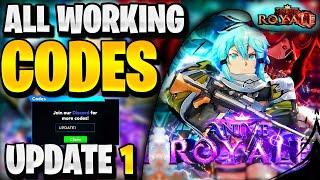 *NEW* ALL WORKING UPDATE 1 CODES FOR ANIME ROYALE! ROBLOX ANIME ROYALE CODES