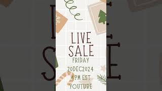 #live #livesale #sale #craft #junkjournaljunkies