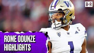 The Next Davante Adams? | Rome Odunze Washington Career Highlights