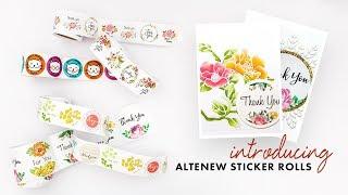 Altenew Product Intro - Sticker Rolls