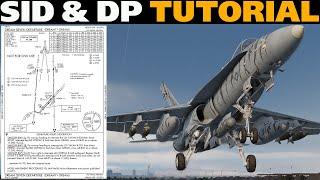 How to fly Departure Procedures SIDs & DP's in DCS World!