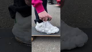 Foam on the go ‍️#creprotect #sneakers #sneakerhead