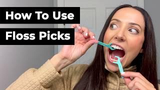 How to Use Floss Picks Like a Dental Hygienist