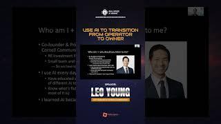 AI to Transition from Operator to Owner | Leo Young