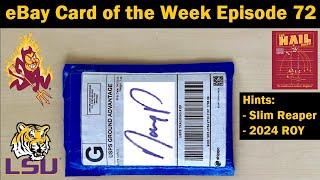eBay Football  NON-AUTO Card of the Week Episode 72 | Hint:  SLIM REAPER, 2024 ROY  @skybcards