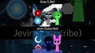 Gray or Jevin | incredibox sprunki#edit #music #shorts #fyp #sprunki #sprunkiincredibox