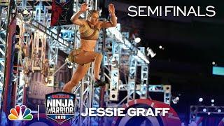 Jessie Graff Swings into Action with a Great Run - American Ninja Warrior Semifinals 2020