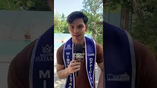 Interview with Mister Bataan 2025 candidate JUAN CARLOS LOPEZ of Orion