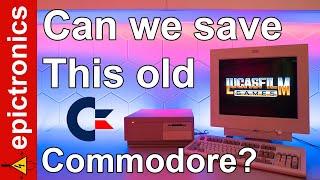 Commodore PC35-III Restoration & repair with parts from my childhood in the 80s :) Nice DOS gamer!