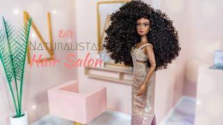 Let’s Make A Miniature Hair Salon for Our Naturalistas Dolls