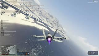 USAF GTA5RP Sunrise Тренировочный маршрут №2 на Lazer by Andrey Titov