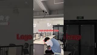 yufan design indoor gobo projector 50w led bar neon advertising light custom logo spotlight