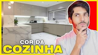 CORES DA COZINHA PLANEJADA - COMO COMBINAR BANCADA, PISOS, PAREDE E ÁRMARIO