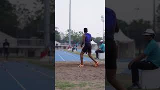 Abdulla wins the Gold with a performance of 17.00 mts in the Interstate championship at Panchkula
