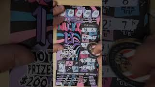SINGLE BONUS MATCH? LUCKY 13! PA LOTTERY $5 SCRATCH OFF TICKET WINNER #scratch #lottery #palottery