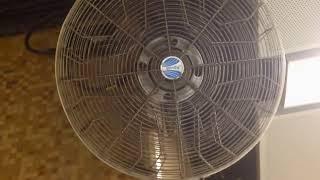 Video tour of Windy and Rita high velocity wall fans at a metro station (FTA)