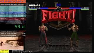 Mortal Kombat 4 Speedrun World Record Master II Ultimate Endurance 2m19s