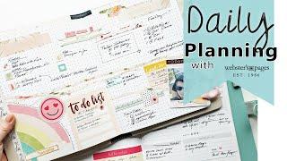 Daily Planning in a dot grid notebook | Websters Pages