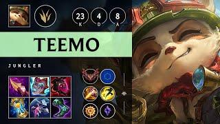 Teemo Jungle vs Rengar: Triple Kill, Legendary - EUW Grandmaster Patch 14.23