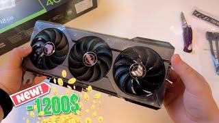 NEW ASUS TUF Gaming GeForce RTX 4070 Ti 12 ГБ GDDR6X UNBOXING TOP GRAPHICS CARD NVIDIA IN 2023