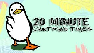 20 minute countdown timer | walking duck