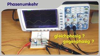 Phasenumkehrstufe, Gegenkopplung, Mitkopplung - Grundschaltungen