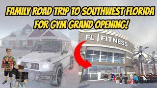 Roblox Roleplay - Realistic Family Trip Greenville to Southwest Florida GYM Grand Opening