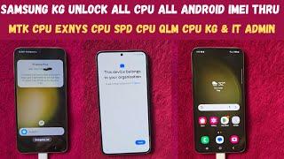 SAMSUNG KG UNLOCK ALL CPU ALL ANDROID IMEI Method | Google Chacha