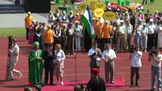 Celebrating of the tatar-bashkir holiday of a plough