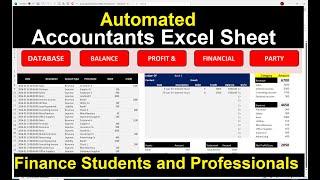 How to Build an Automated Balance Sheet, P&L, and Ledger in Excel