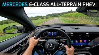 MERCEDES E-CLASS E 300 DE 4MATIC BREAK ALL-TERRAIN PHEV 313 HP POV TEST DRIVE