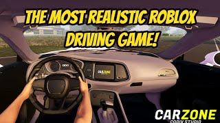 The BEST REALISTIC Roblox DRIVING CAR GAME - Car Zone