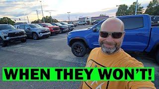 What To Do When The Dealer Will Not Give You Out The Door Prices On A New Truck?