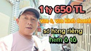 Q8, 1 TỶ 650 TL,VỊ TRÍ CỰC KỲ ĐẸP, VỪA Ở VỪA KINH DOANH lethuanbdsq8