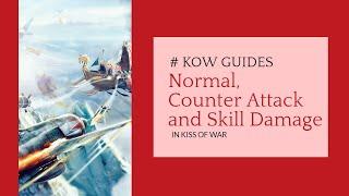 COMBAT IN KISS OF WAR |  Normal, Counter Attack and Skill Damage in KOW #kow #mobilegame #gamekow