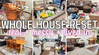 WHOLE HOUSE REFRESH | WHOLE HOUSE CLEAN WITH ME | CLEANING MOTIVATION