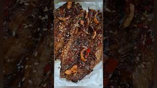 #단짠단짠#짝태조림#물말은 밥에 얹어  같이먹어요#후딱#한끼##Dried fish soaked in water, seasoned with soy sauce and cooked