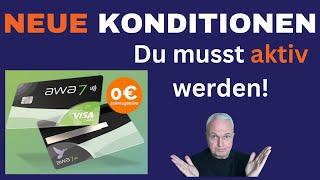 awa7 Kreditkarte: Eventuell benötigst du eine weitere Debitkarte! Alle Infos im Video