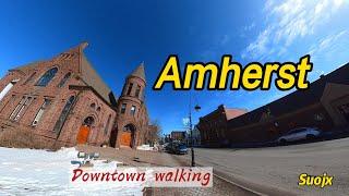 Amherst downtown walking